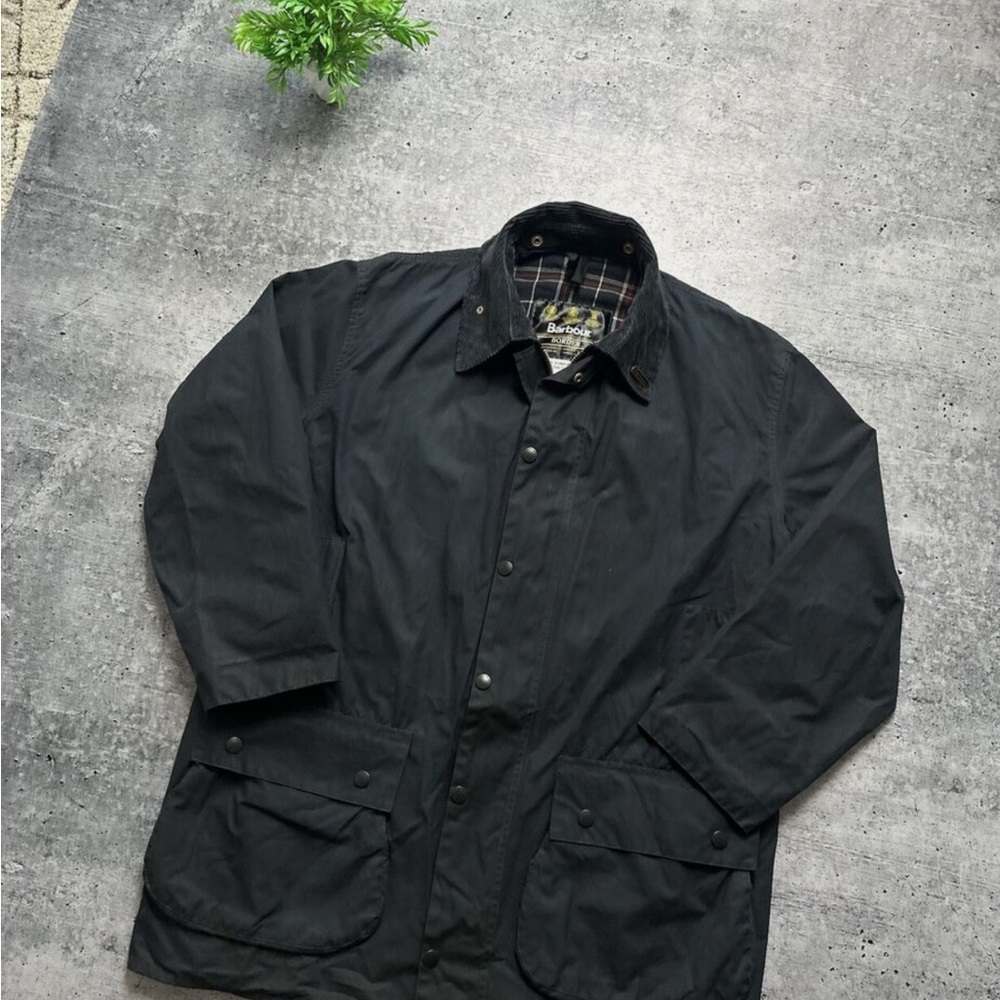 Vintage Barbour Lined Waterproof Border Beafourt A205 Wax Jacket Hunting Coat